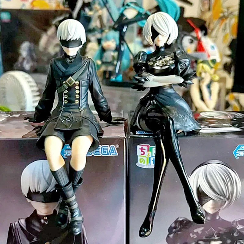 Nier: Automata 2B อะนิเมะสาวรูป NieR YoRHa No.2 ประเภท B Action Figure Automata Ver1.1a 9S/A2 ตุ๊กตา