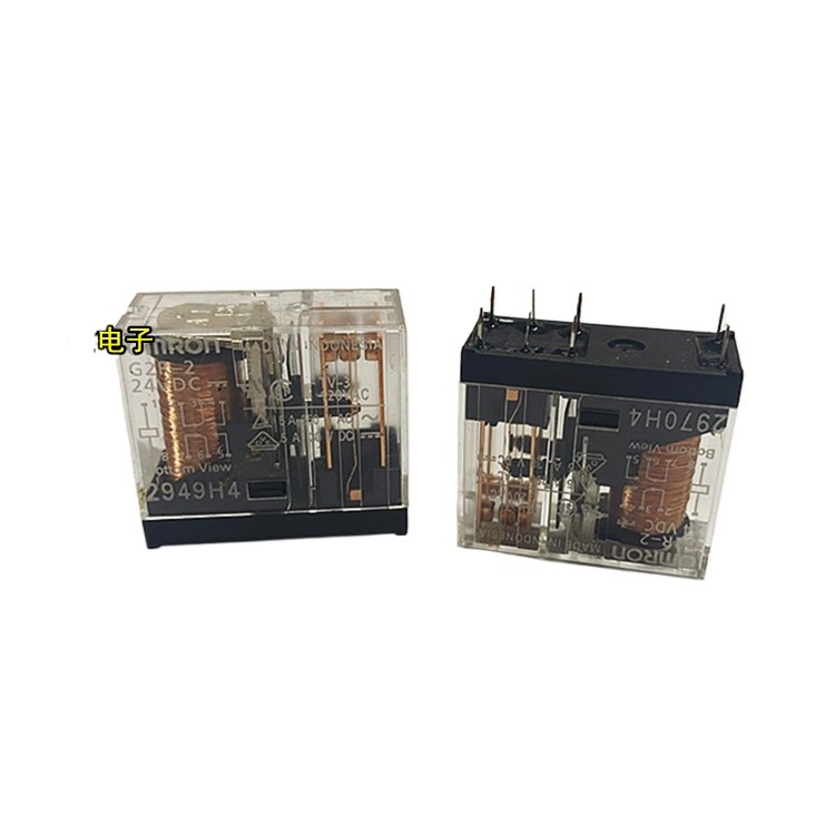 ของแท้ G2R-2-24VDC รีเลย์ระดับกลาง Two Open Two Closed 8 Pins 5A DC24V 250VAC Ready Stock