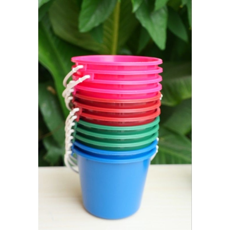 ถังเล่นน้ำสงกรานต์ ถังน้ำ สงกรานต์ ยกโหล 12 ชิ้น - รูปที่ 3