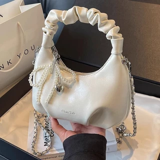 กระเป๋าสะพายไหล่มือถือลําลองสําหรับผู้หญิง High-End Cloud Crossbody Bag
