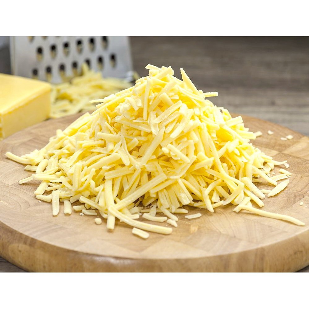 ชีสยืด ชีสขูดมอสซาเรลล่า ชีสขูด ชีสมอส  GRANDE PIZZA TOPPING SHREDDED แพค 250 กรัม