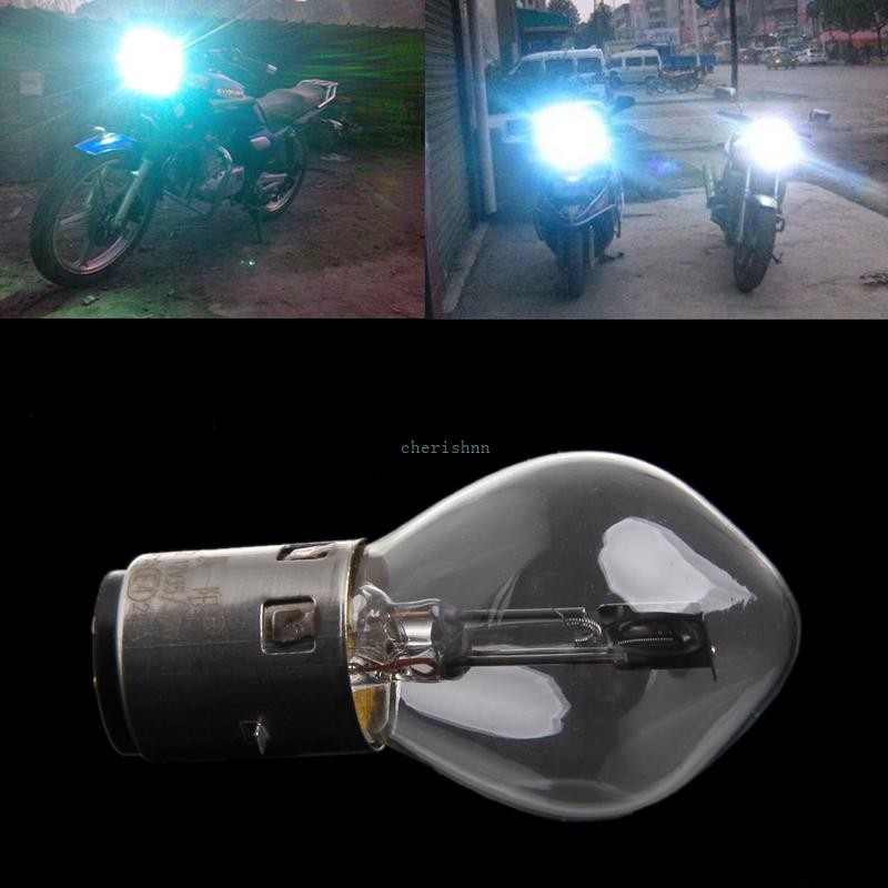 ATV Moped Scooter for Head Light Bulb Motorcycle 12V 35W 10A B35 BA20D Glass New