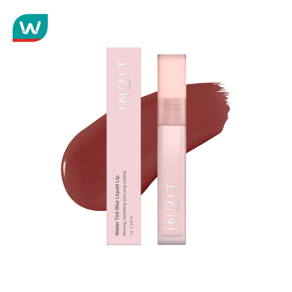 In2It อินทูอิท วอเตอร์ ทินท์ เบลอ ลิควิด ลิป 2ก. BLL02 โรสเท็ด โรส