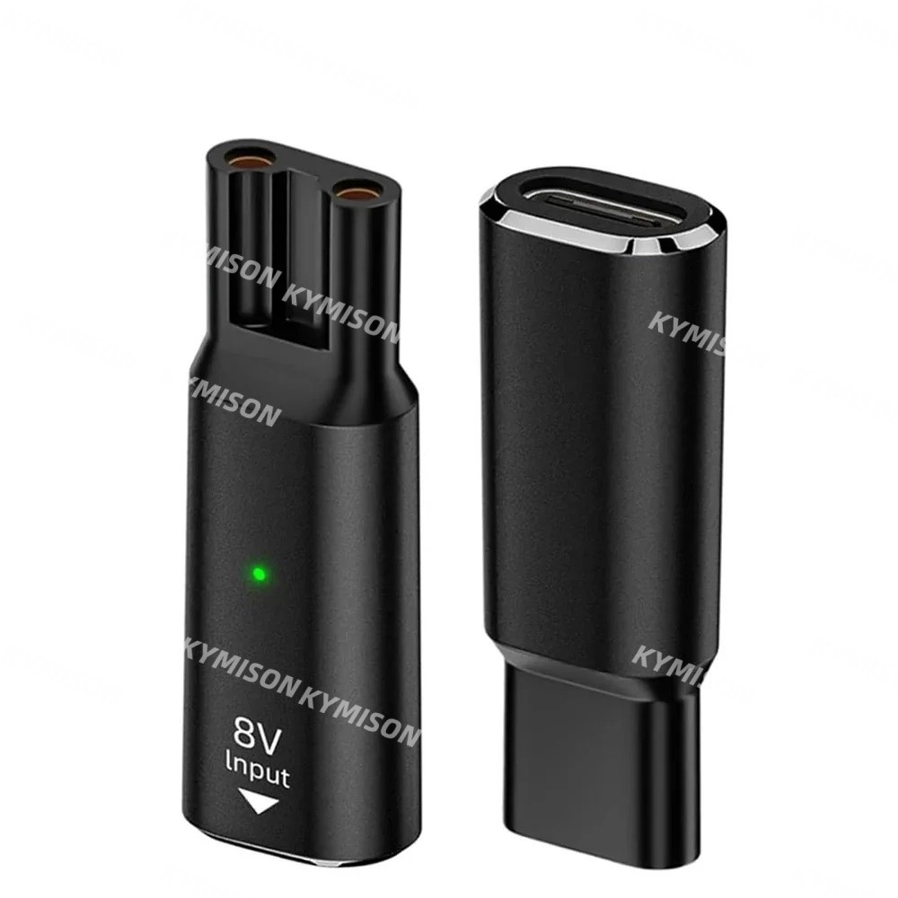 8V HQ850 Type-C อะแดปเตอร์เครื่องโกนหนวด,แท่นชาร์จสําหรับ Norelco O ใบมีด QP2630 QP2530 ไฟฟ้า Trimmer USB-C มีดโกนอะแดปเตอร์