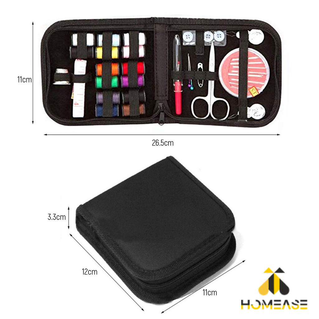HA เซตเย็บผ้า DIY อุปกรณ์เย็บผ้าแบบพกพา Threader กรรไกร Pins อเนกประสงค์ Sewing Tool