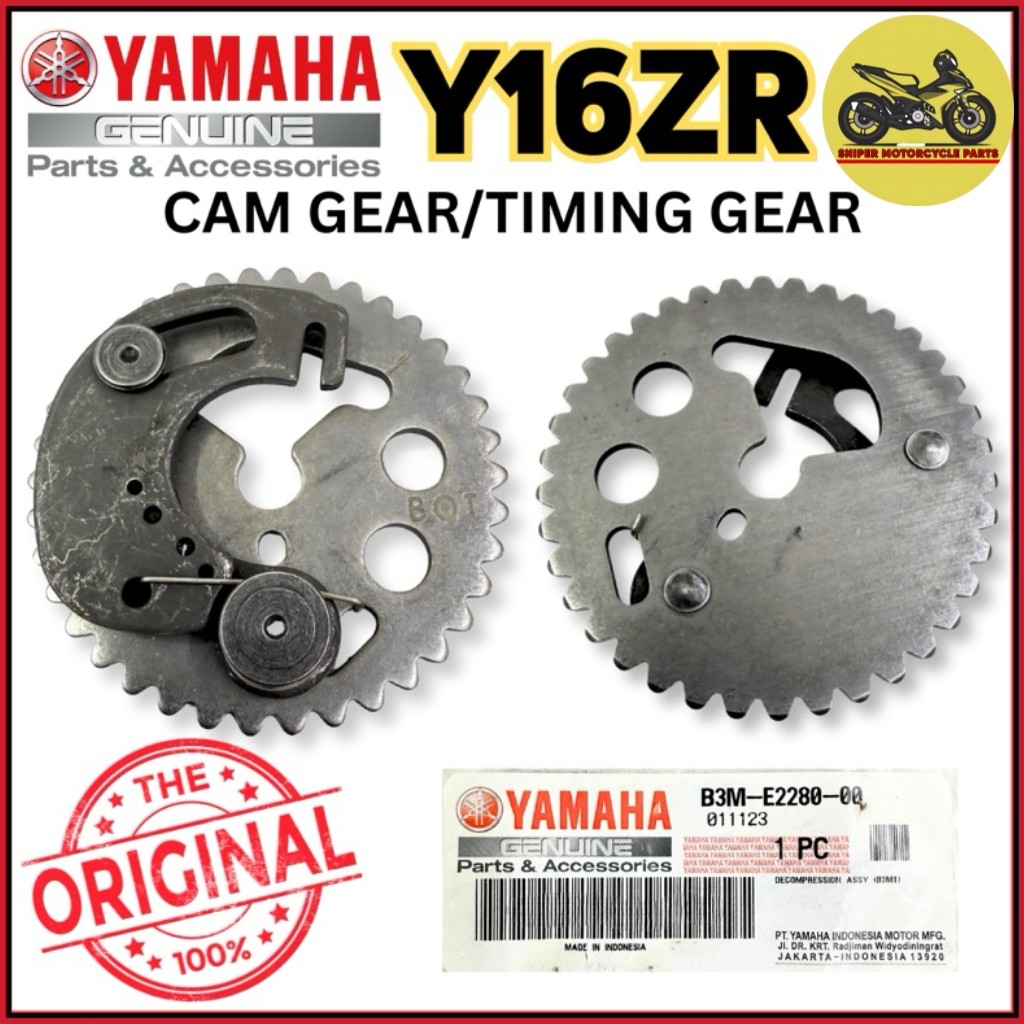 Y16 Y16ZR Y16Z V1 V2 TIMING GEAR CAM SHAFT GEAR DECOMPRESSION BBP / B3M-E23080-00 YAMAHA