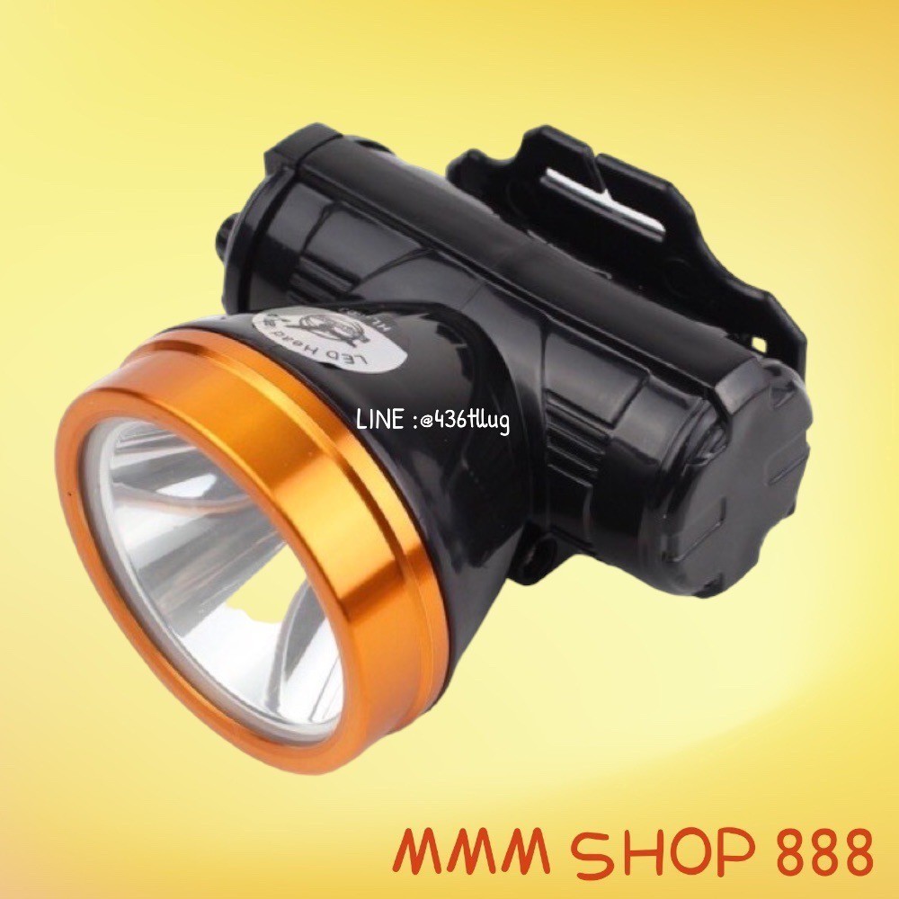 ส่องไกลหลายกิโล ไฟฉายคาดหัวรุ่น HL603 แสงขาว-แสงเหลือง