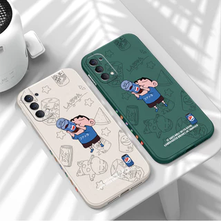 เคส Oppo Reno4 Oppo Reno5 Reno6 Z 5G Reno2 F Reno 4 Reno 5 6 Z 2 F Reno 2F tpu ฟรีเชือกเส้นเล็กแฟชั่นเคสโทรศัพท์แบบนิ่ม KCXX