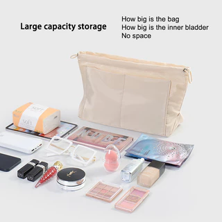Drawstring Design วัสดุโพลีเอสเตอร์สําหรับ Tote Organizer ที่จะแทรกเบาะชั้นพลังงาน Ultralights ถุงเก็บ
