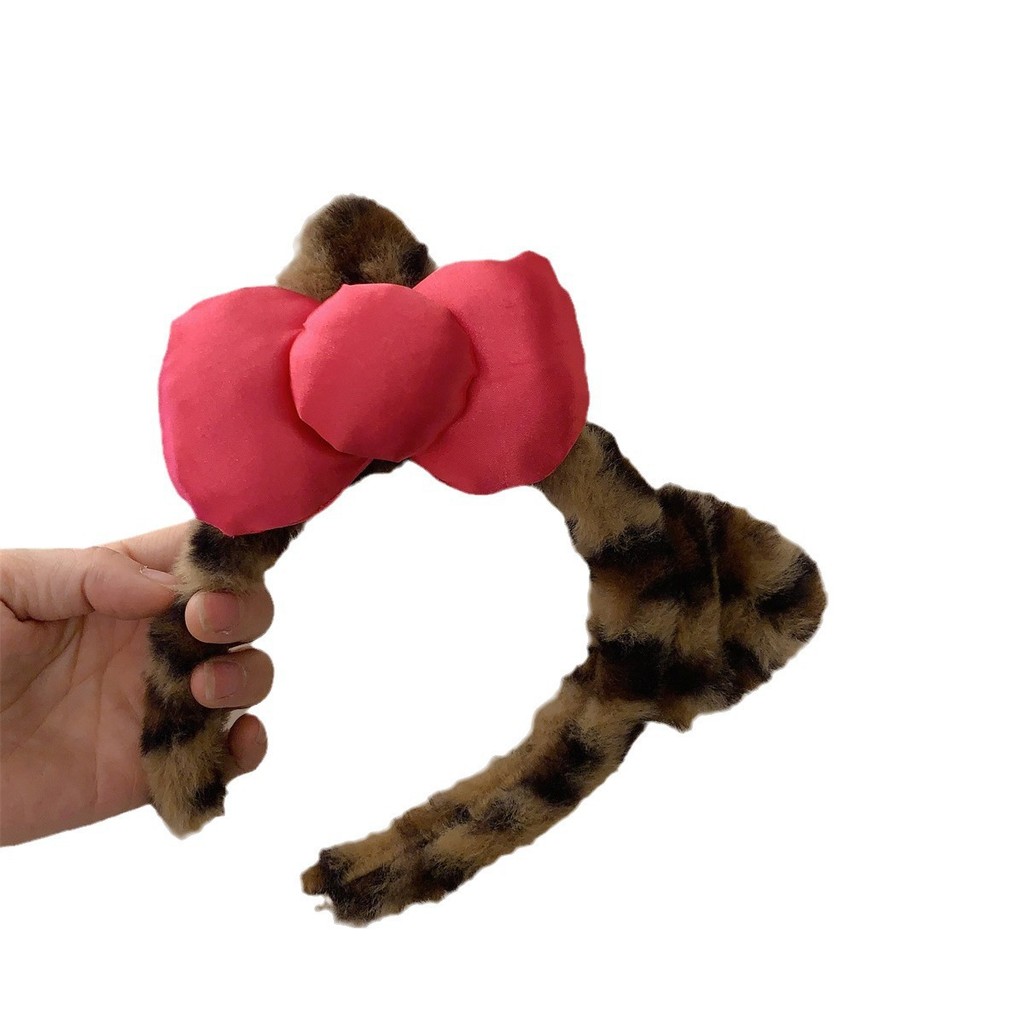 2025 ที่คาดผมตุ๊กตาล้างหน้าลายเสือดาวสไตล์ใหม่ - รูปที่ 3