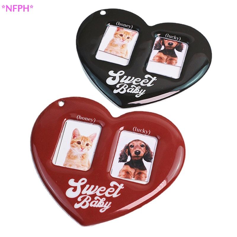 Nfph> Love Heart Idol Photo Sleeves Pendant Card Holder Photocards Film Protector Photo Pocket ใหม่ - รูปที่ 5