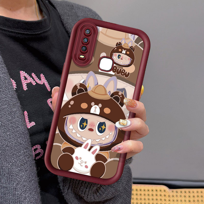 แฟชั่นการ์ตูน labu กระต่ายเคสโทรศัพท์สําหรับ VIVO 1814 1815 1929 1807 v30e 1816 1817 1811 1820 1901 