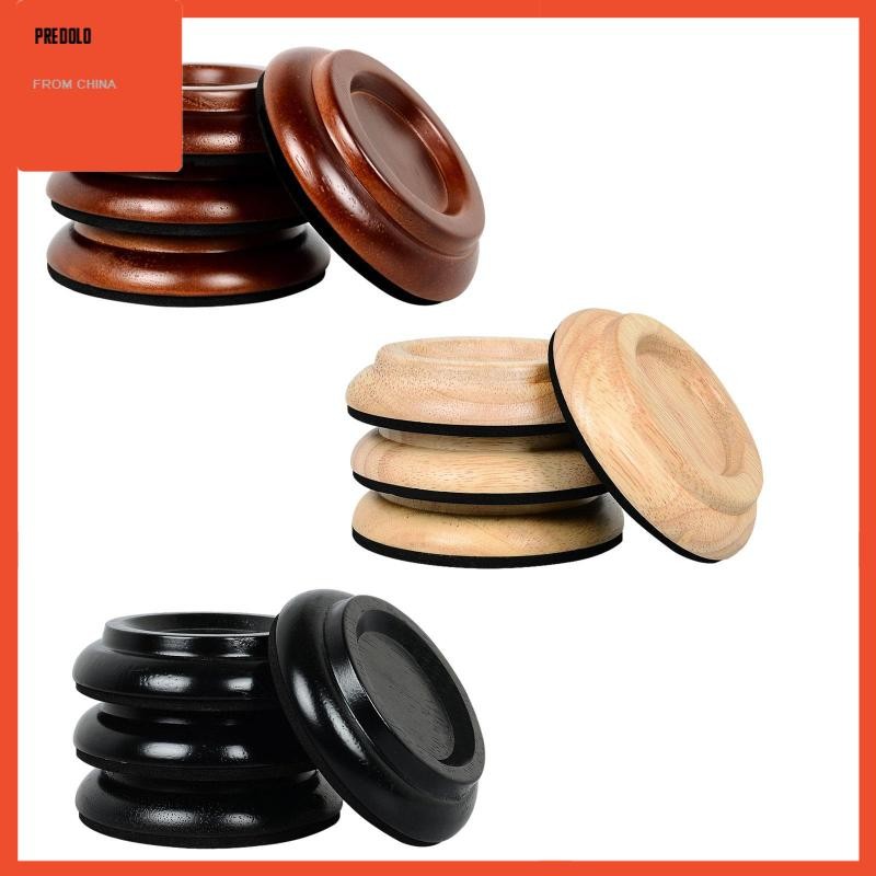 [Predolo] 4 ชิ้นเปียโนล้อเลื่อนถ้วยเปียโนขาที่รองแก้ว,สนับสนุน,แผ่นเท้า,ล้อเปียโนตรง