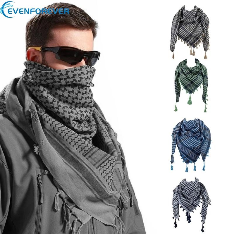 Ev ผ้าพันคออาหรับห่อ Unisex แฟชั่น Badana Wrap ผ้าพันคอ Shemagh ผู้ชายผ้าพันคอ Head Wrap