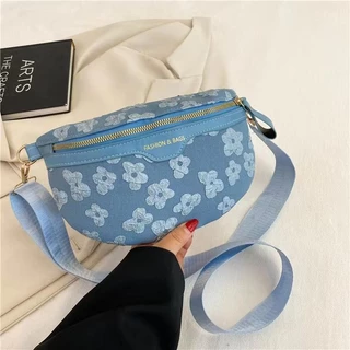 【พร้อมส่ง】Miss Bag Fashion กระเป๋าคาดอก กระเป๋าสะพายไหล่ ผ้าออกซ์ฟอร์ด