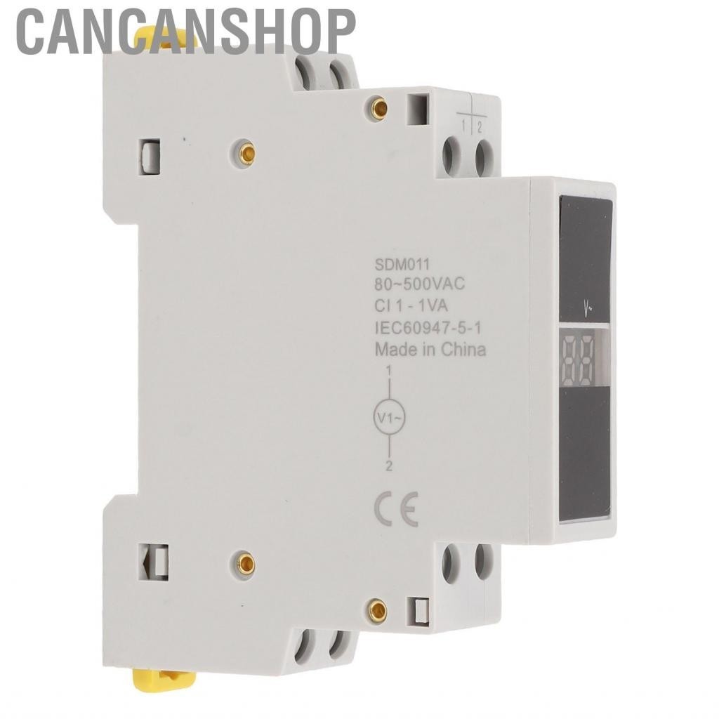 Cancanshop Voltmeter  AC80V‑500V Single Phase Voltage Meter Precise for Electrical Appliance