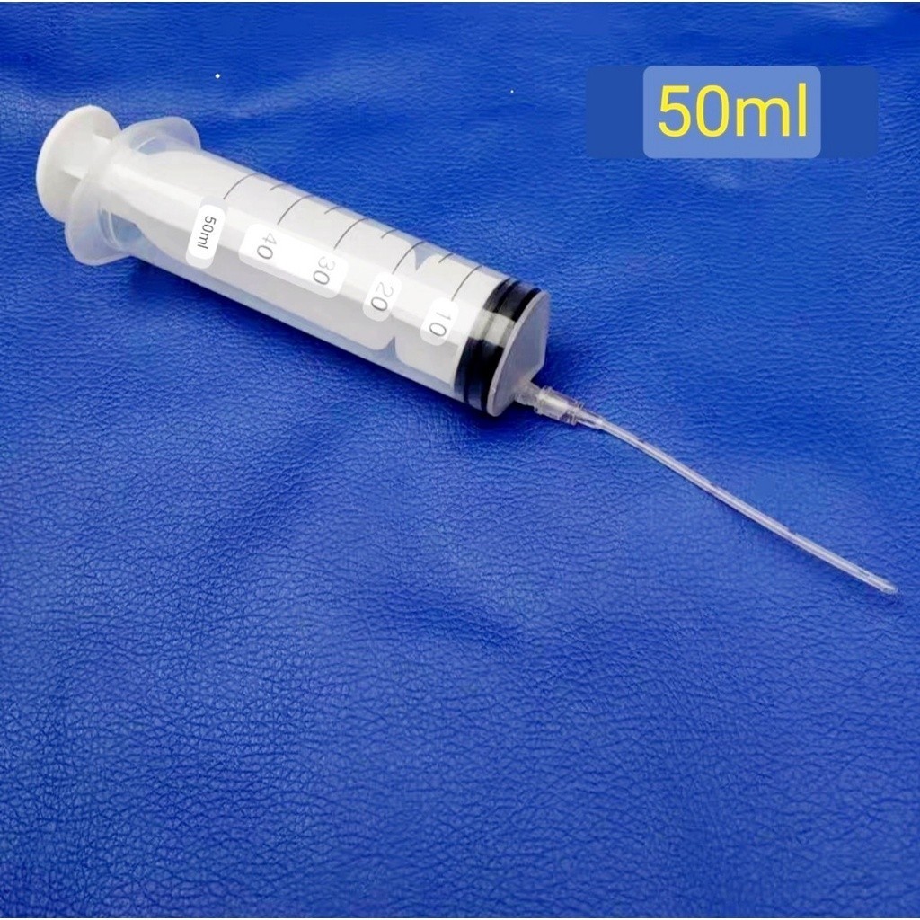 Parrot Powder Syringe 50ml (ฟรีหลอด) Baby Parrot Powder Pump Pigeon Food Pump Chicken Smoothie Pump 