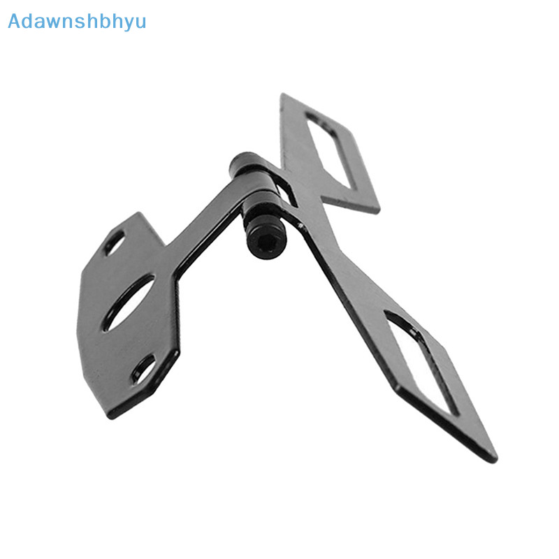 Adhyu อุปกรณ์เสริมเมาท์ขาตั้งป้ายทะเบียนรถมอเตอร์ไซด์ทั่วไป พับได้