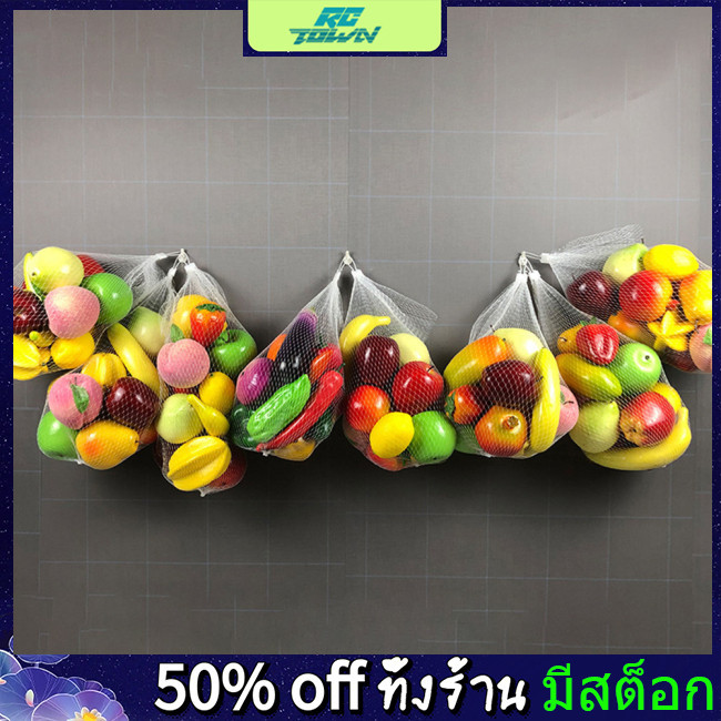 Rctown ผลไม้ปลอม 12 ชิ้น สําหรับตกแต่งปาร์ตี้คริสต์มาส ผัก ผลไม้จําลอง