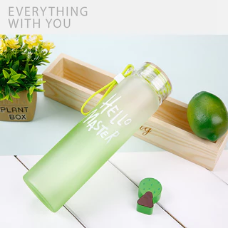 ขวดน้ำ ขวดน้ำพลาสติก คละสี กระบอกใส่น้ำ 480ml💯/ราคาถูก สายซิลิโคน ทนความร้อน อย่างหนา ไม่แตกง่าย มีให้เลือก 4สี