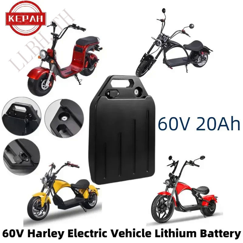 Electric Car Lithium Battery Waterproof 18650 Battery 60V 20ah for Two Wheel Foldable Citycoco Elect