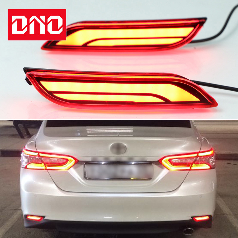 ไฟเลี้ยว ไฟตัดหมอก LED ติดกันชนหลังรถยนต์ สําหรับ Toyota Camry 2018 2019 2020