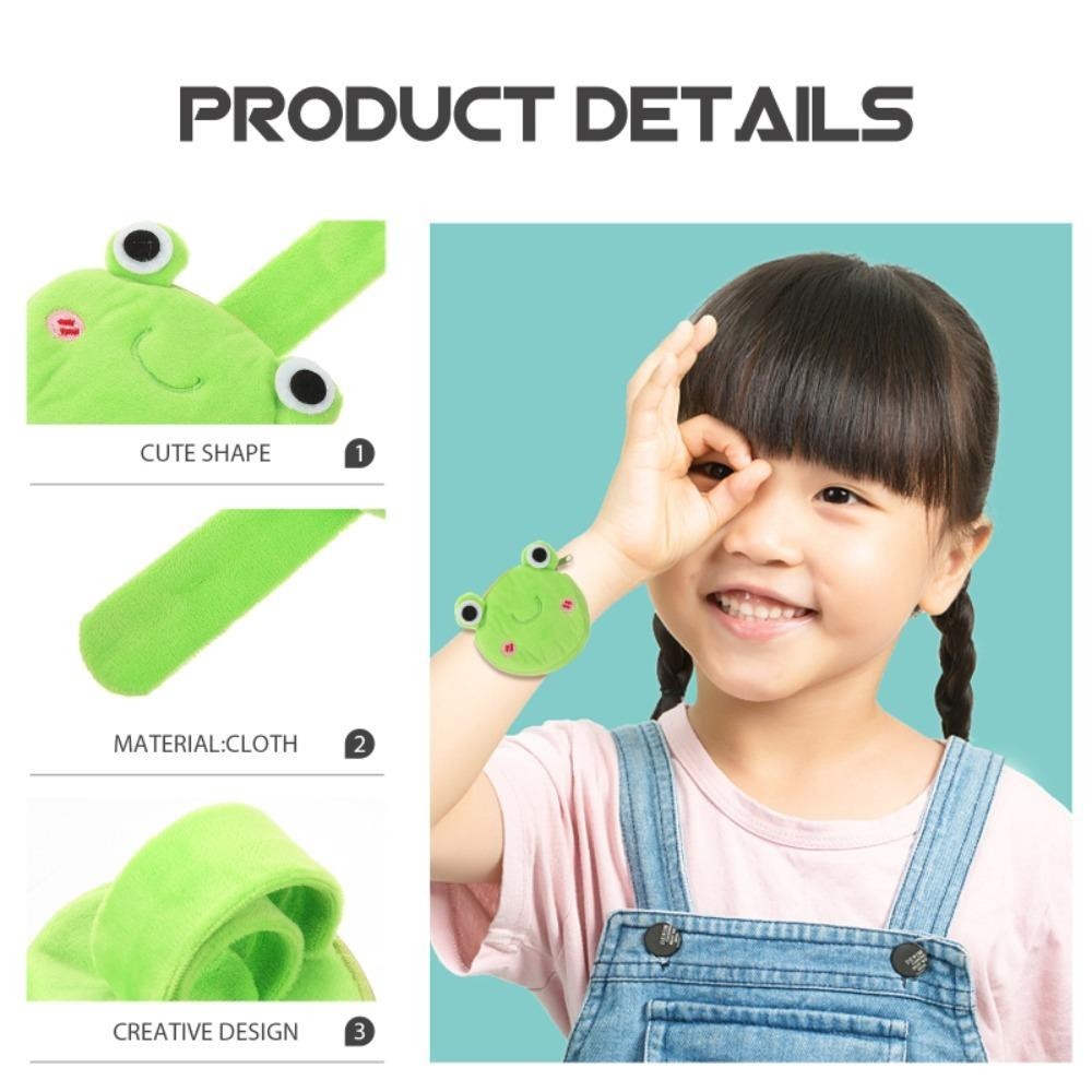 HOBBYIN สายรัดข้อมือการ์ตูน,สายรัดข้อมือตุ๊กตาผ้ากํามะหยี่ตกแต่งกระเป๋าใส่เหรียญการ์ตูนน่ารัก