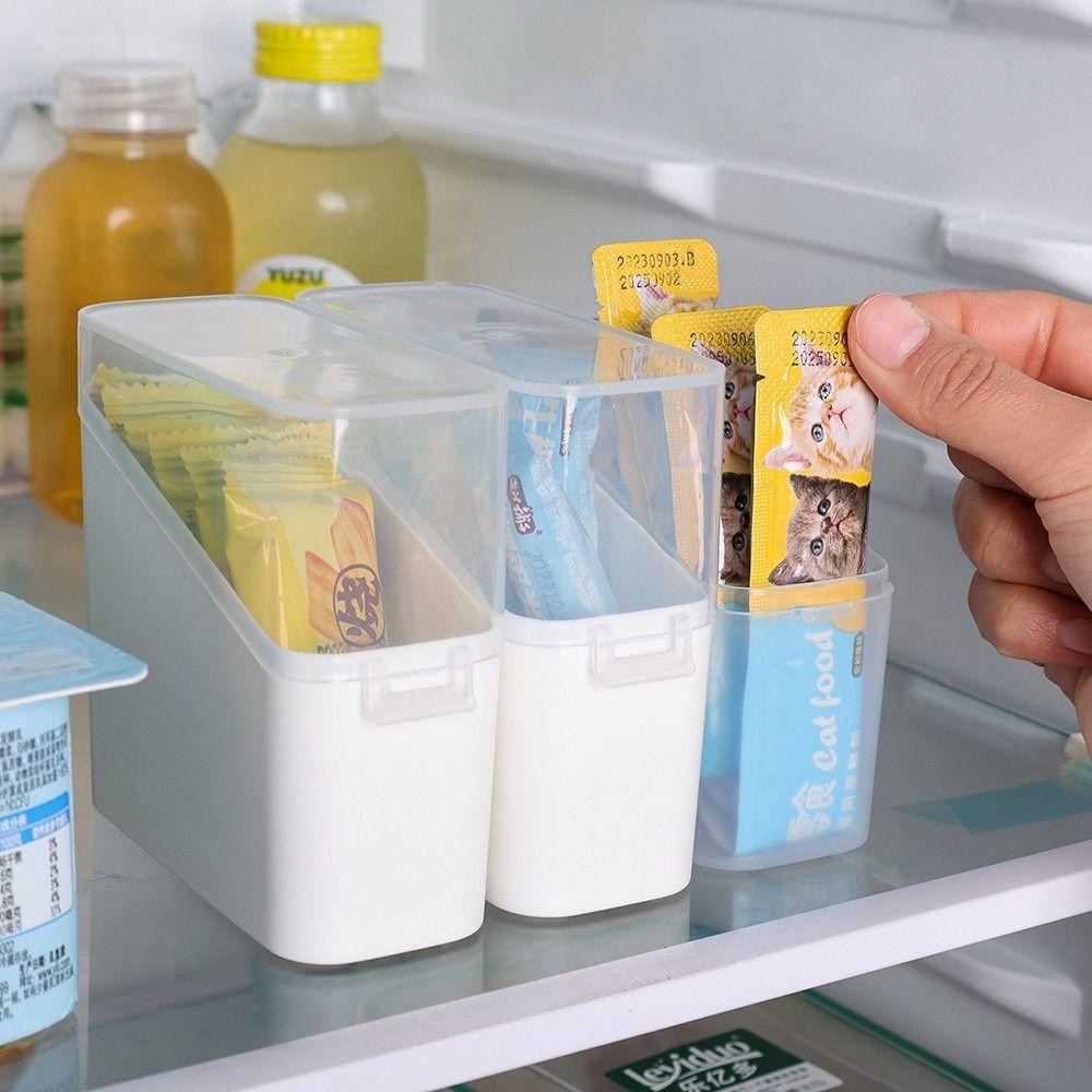 กล่องเก็บของ ฟอง พร้อมฝาปิด ประหยัดพื้นที่ถุงเครื่องเทศ หน้า เครื่องปรุงรสซอสความร้อนได้ กล่องการจําแนกชา - รูปที่ 3