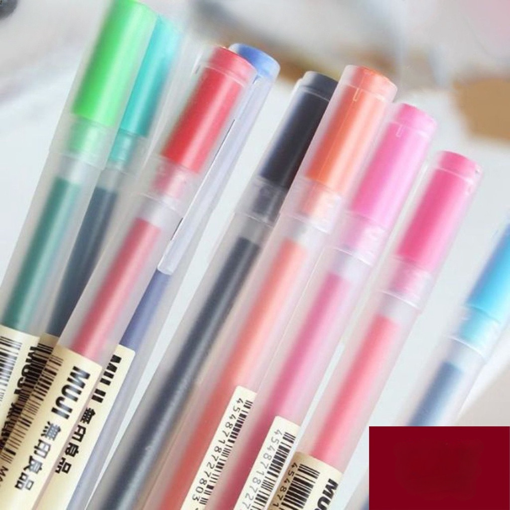 (ของแท้) Mujl ปากกา 0.38 มม. คละสี นําเข้าจากญี่ปุ่น