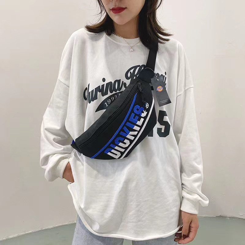 Dickiesกระเป๋าคาดเอวกีฬาลำลองสำหรับผู้ชายและผู้หญิงคุณภาพสูงกระเป๋าสะพายไหล่อเนกประสงค์