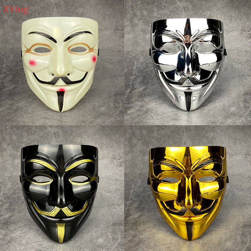 [Xy] Vendetta Hacker Mask หน้ากากปาร์ตี้คริสต์มาส สําหรับเด็ก ผู้ใหญ่