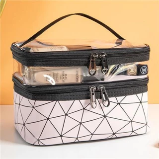 【พร้อมส่ง】ที่เก็บเครื่องสำอาง กระเป๋าใส่อุปกรณ์อาบน้ำหญิง กระเป๋าเครื่องสำอางผู้หญิง