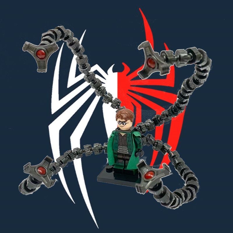 เข ้ ากันได ้ กับเลโก ้ สไปเดอร ์ แมน 3 ฮีโร ่ ดร . Octopus Lego Building Blocks Avengers Third Party MOC GCMR