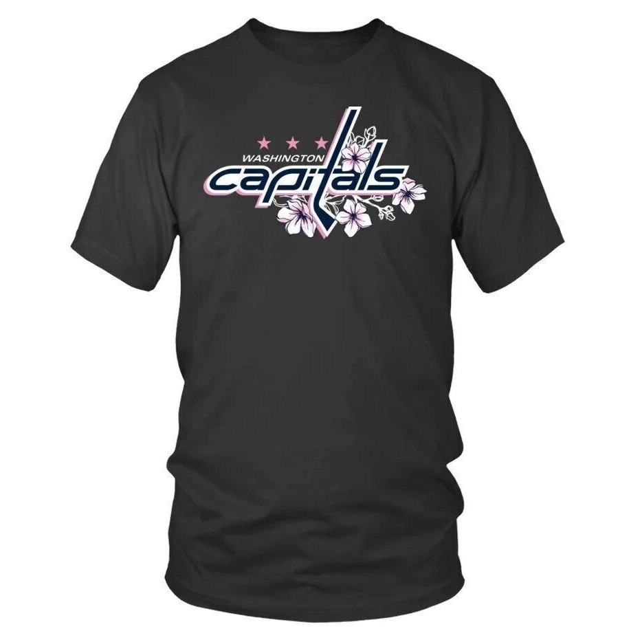 Capitals Cherry Blossom Washington Capitals Cherry Blossom Unsiex T_Shirt