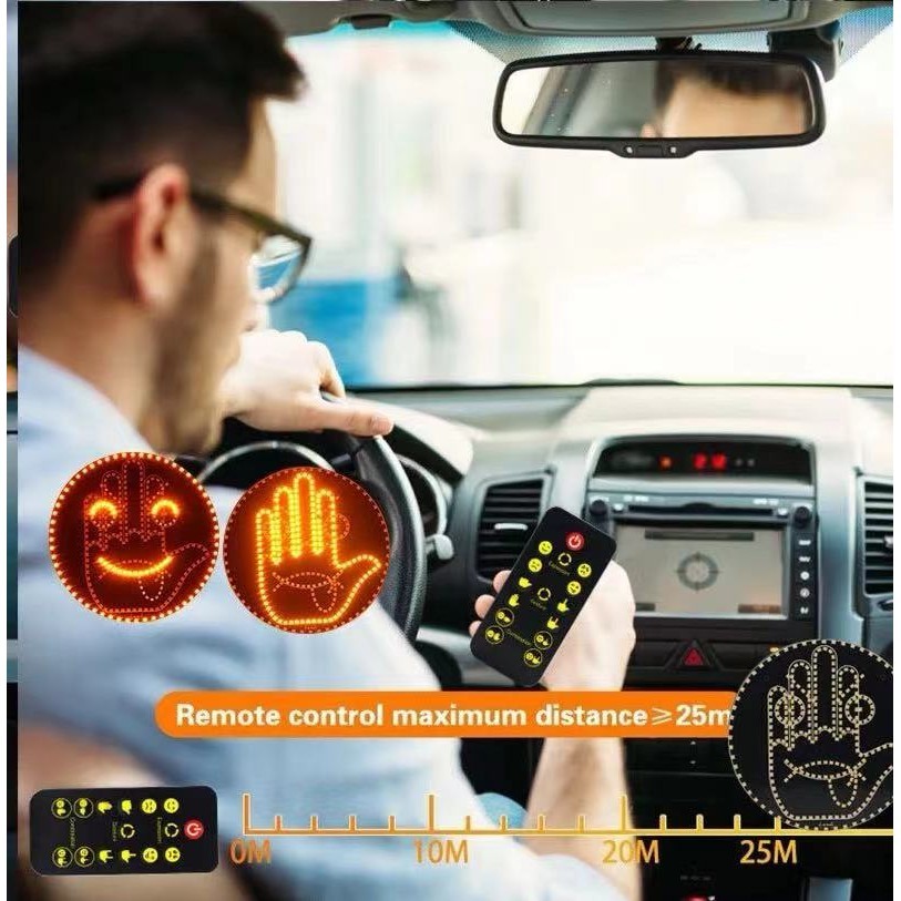 โคมไฟเตือน LED อเนกประสงค์ พร้อมรีโมตคอนโทรล สําหรับรถยนต์ - รูปที่ 2