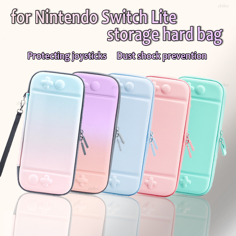 แบบพกพา Hard Shell กระเป ๋ าเดินทางเกมสําหรับ nintendo สวิทช ์ lite ป ้ องกัน Gradient กระเป ๋ าเกมคอนโซลกระเป ๋ าเก ็ บ 10 การ ์ ดเกม