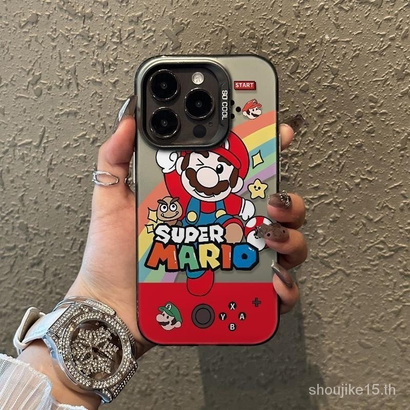 วิดีโอเกม Mario Vitality Case เหมาะสําหรับ Apple 15/14/13 เคสโทรศัพท ์ iPhone12/11Promax7/8plus K2VS