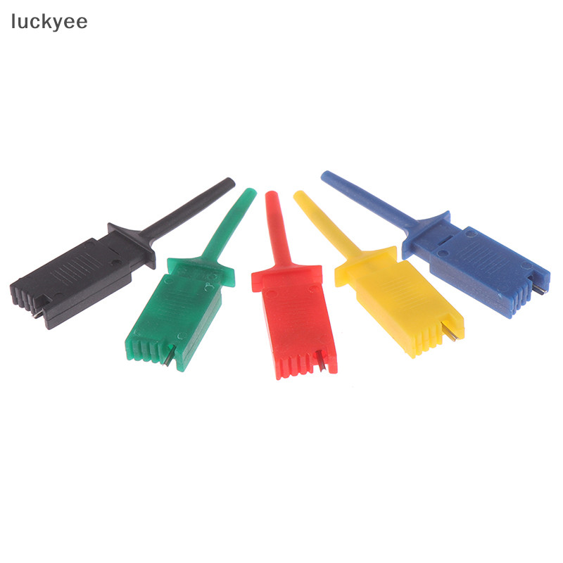 Luckyei 5Pcs/set Meter Tester Leads Test Probe Hook สําหรับ SMD IC Test Cilps SMD IC Hook TQ