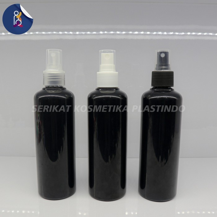 BR ขวด 250ML ขวดสเปรย์พลาสติกสีดํา 250ML สเปรย์สีขาวใส สีขาว