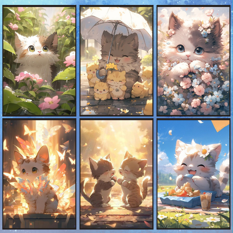 📣พร้อมส่ง📣【Cute Cat】jigsaw puzzle-จิ๊กซอว์-300-1000-ชิ้น- ชิ้นของเด็ก จิ๊กซอว์ไม้ 1000 ชิ้น จิ๊กซอว์ 1000 ชิ้นสำหรับผู้ใหญ่ จิ๊กซอ จิ๊กซอว์ 500 ชิ้น🧩51-13 จิ๊กซอว์ 1000 ชิ้น สำหรับ ผู้ใหญ่ ตัวต่อจิ๊กซอว์ จิ๊กซอว์ การ์ตูน