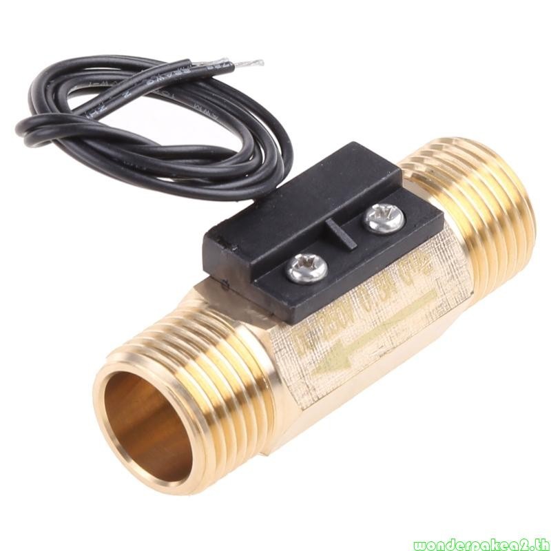 Wonderpakea2 อิเล ็ กทรอนิกส ์ SWater Flow Sensor สวิทช ์ Flow Meter Sensor สําหรับ DC 250V G1 2 ทนทาน