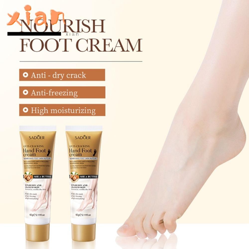 Xianen มือเท ้ า Cream, Heel Cracked Repair Anti-Drying ฟุต , การกําจัดที ่ มีประสิทธิภาพ Dead Skin Anti Crack Whitening Feet Care ผลิตภัณฑ ์ Crack Heel
