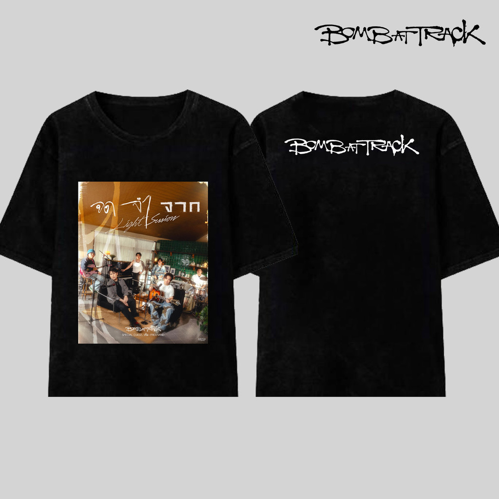 ใหม่ 2024 BOMB AT TRACK จาก เสื้อยืดคอกลมสำหรับผู้ชาย เสื้อยืดคอกลมลำลอง