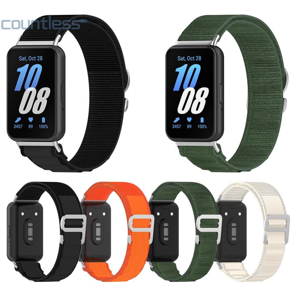 Band for Samsung Galaxy Fit 3 Nylon Watch Strap for Samsung Galaxy Fit 3 Watch [countless.th ]
