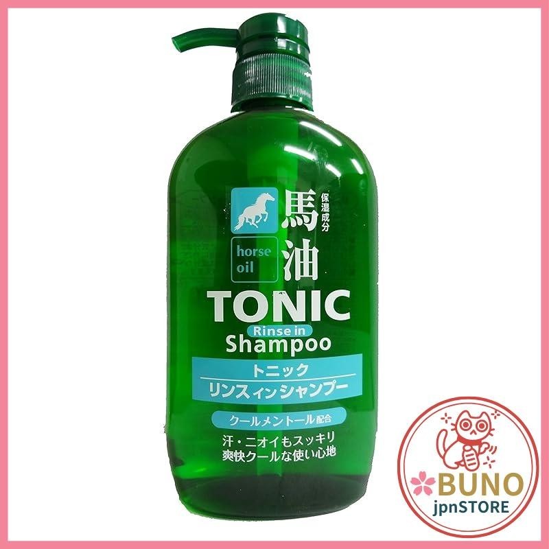 TK Corporation Horse Oil Tonic Rinse in Shampoo 600ml