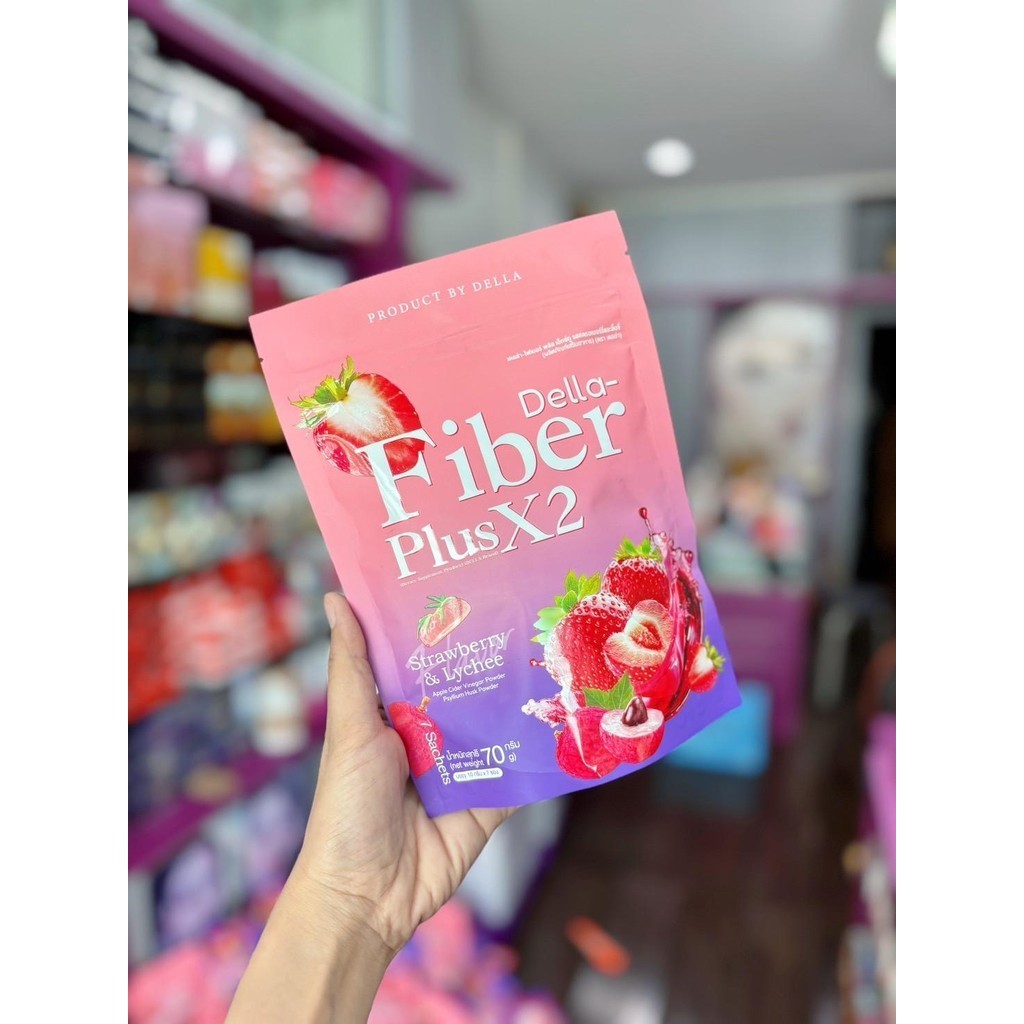 ผลิตภัณฑ์เสริมอาหาร เดลล่าไฟเบอรพลัสใหม่ 1ห่อมี10ซอง แพคเกจใหม่!!!
