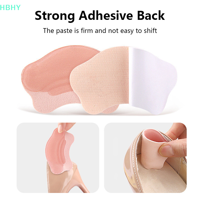 HB Anti-drop Heel Foot Patch กาวส้น Protectors รองเท้าสติกเกอร์ Blister Pads Heel Liner Pain Relief 