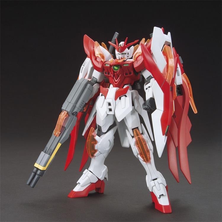 คลังสินค ้ าพร ้ อม Bandai HGBF 033 1/144 Gundam Creator TRY Zero Type Flying Wings Flame Gundam Assembly