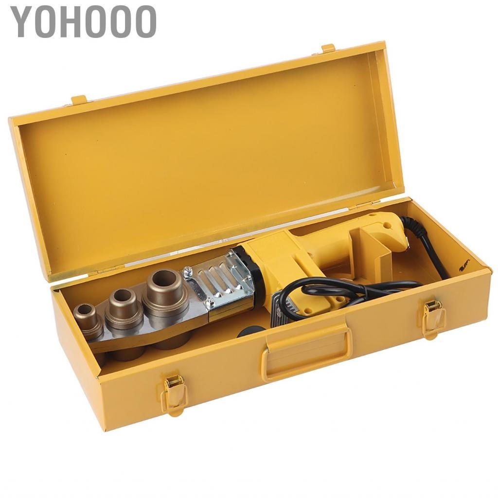 Yohooo PPR Pipe Welder  Welding Machine Tube Electric Heating Hot Melt Toolwith Digital Display CN Plug