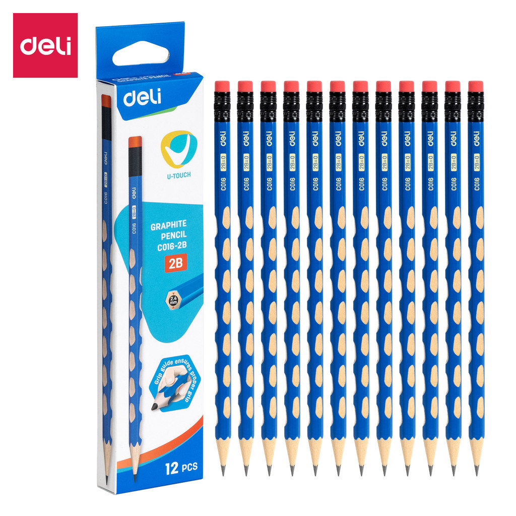 Deli 2B Graphite Pencil U-Touch Unit - EC016-2B